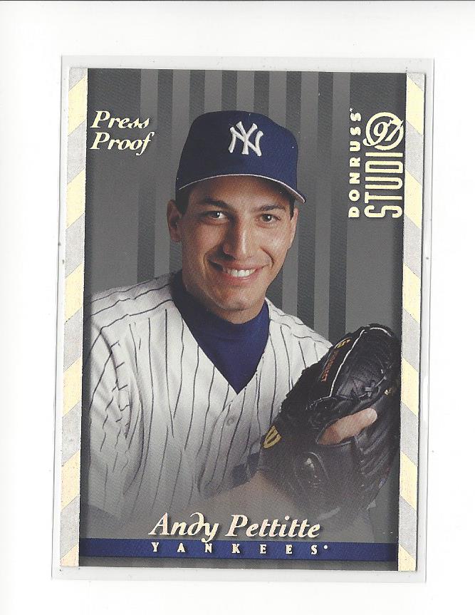 1997 Studio Silver Press Proofs #5 Andy Pettitte