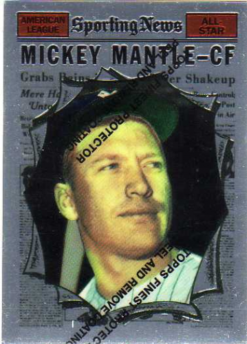 1997 Topps Mantle Finest #32 Mickey Mantle