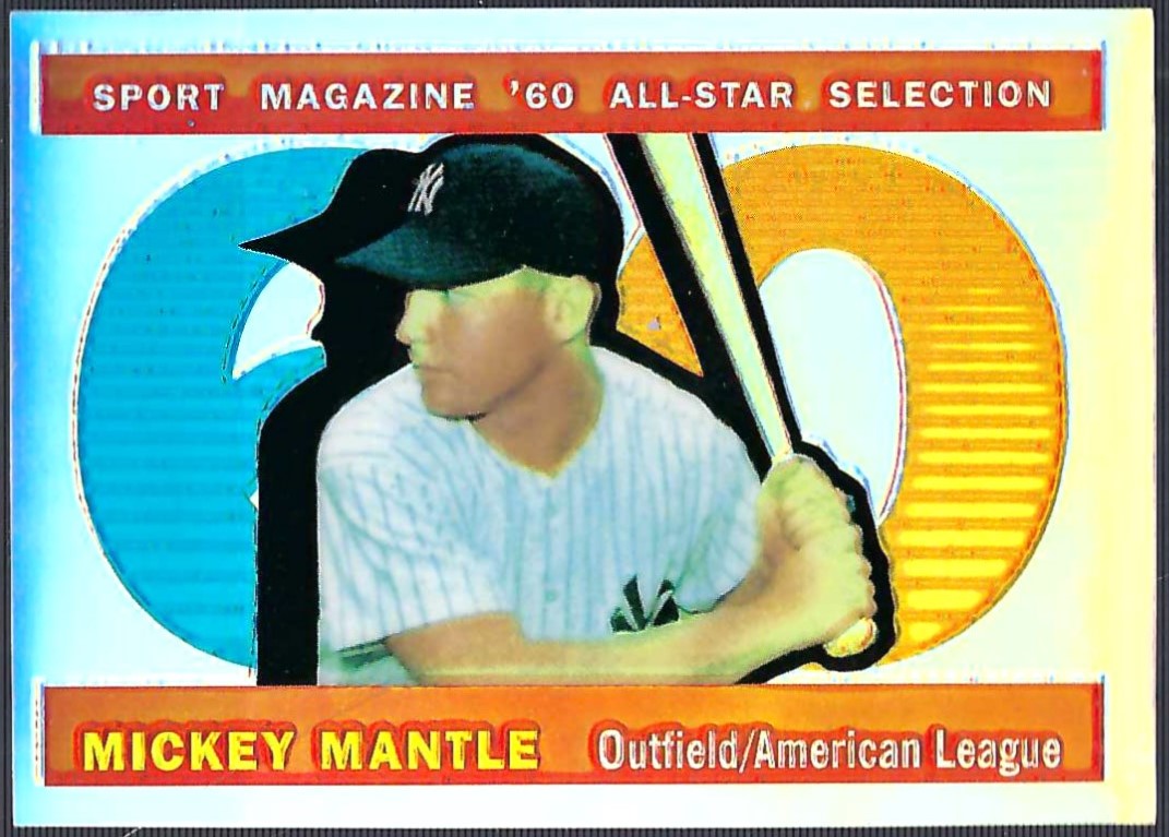 1997 Topps Mantle Finest Refractors #29 Mickey Mantle