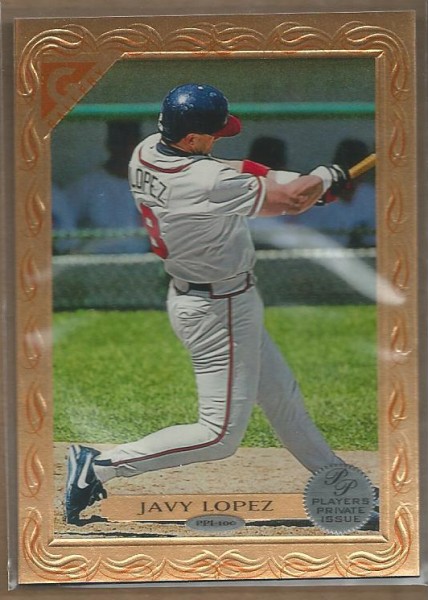 1997 Topps Gallery Player's Private Issue #100 Javy Lopez