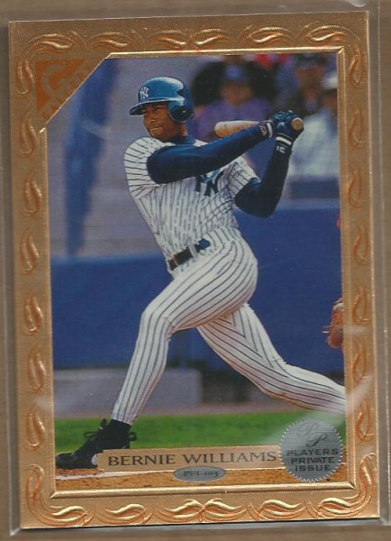 1997 Topps Gallery Player's Private Issue #103 Bernie Williams