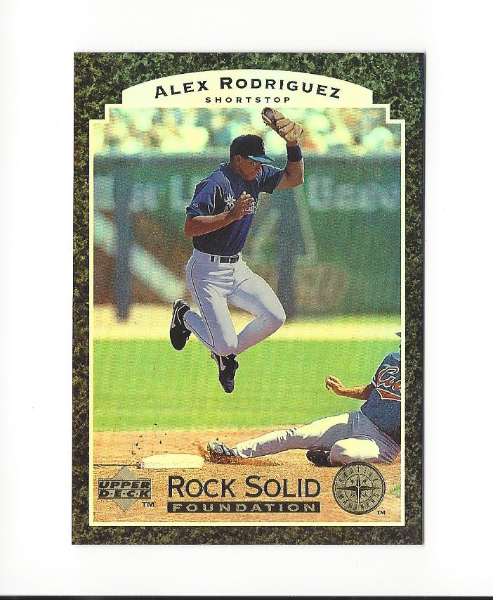 1997 Upper Deck Rock Solid Foundation #RS1 Alex Rodriguez