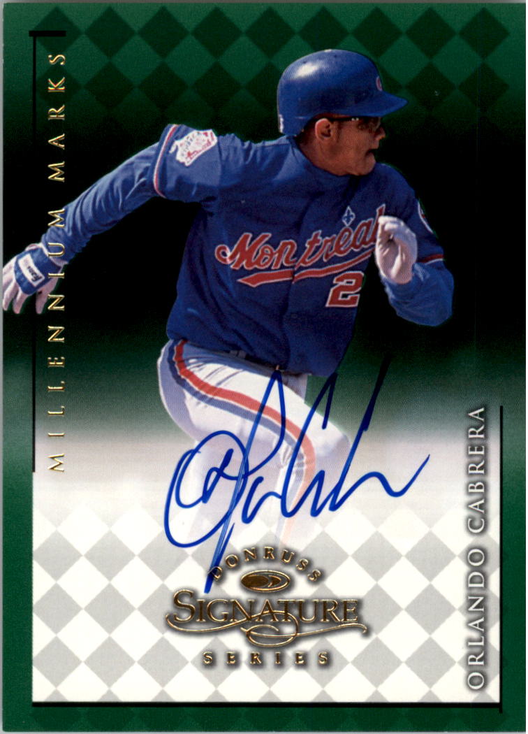 1998 Donruss Signature Series Autografi Millennium AUTO baseball a scelta - Foto 2 di 17