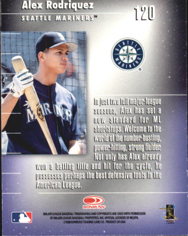 1998 Donruss Elite #120 Alex Rodriguez GEN