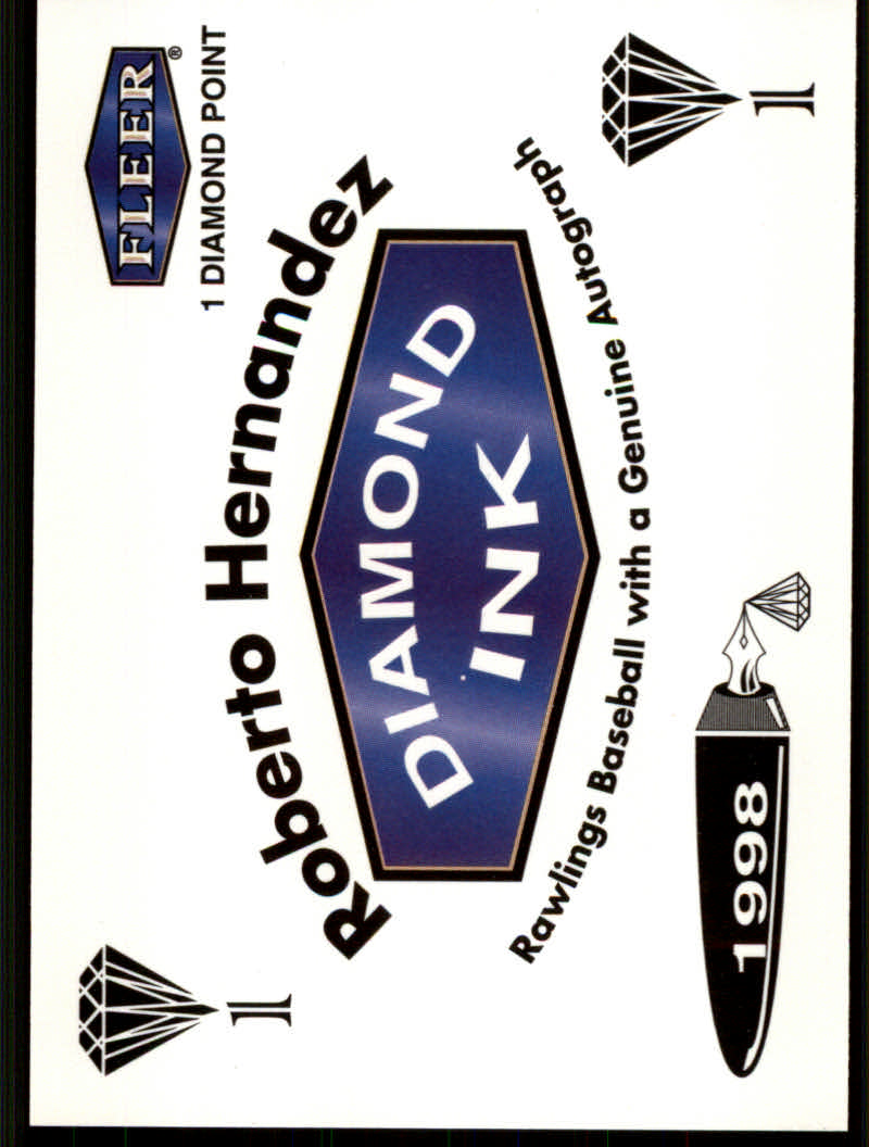 1998 Fleer Tradition Baseball "Diamond Ink Points" Insert Cards - Picture 10 of 11