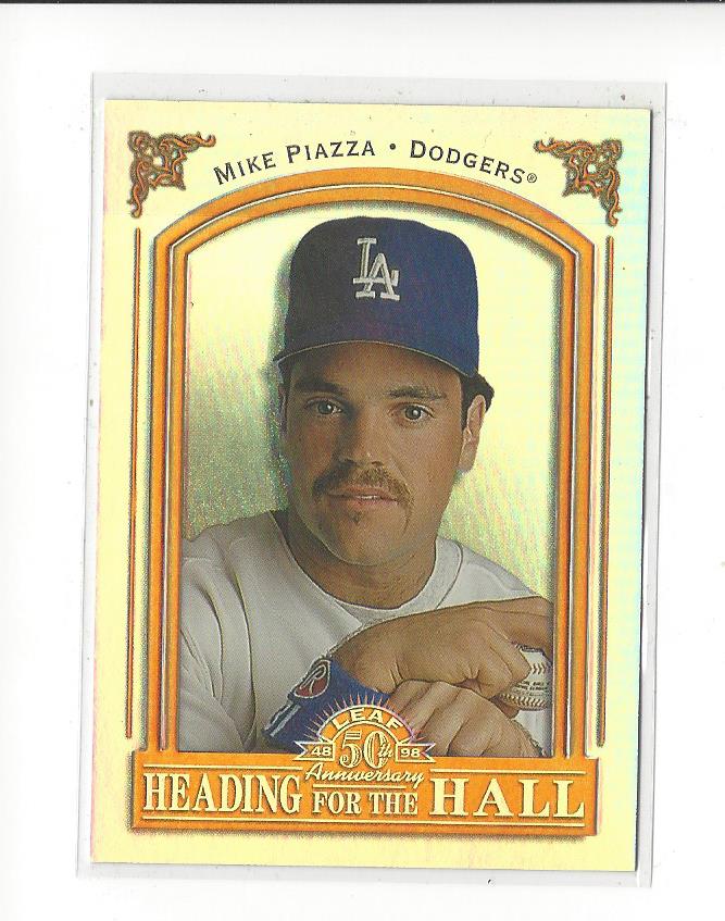 1998 Leaf Heading for the Hall #16 Mike Piazza