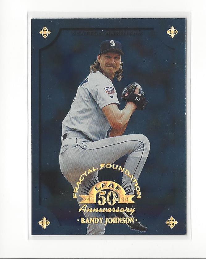 1998 Leaf Fractal Foundations #30 Randy Johnson