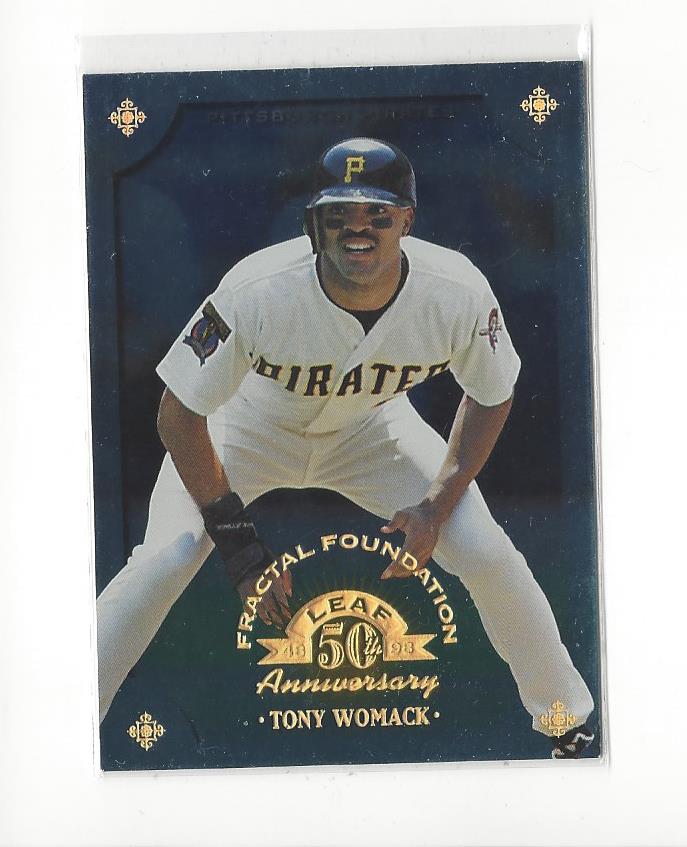 1998 Leaf Fractal Foundations #70 Tony Womack