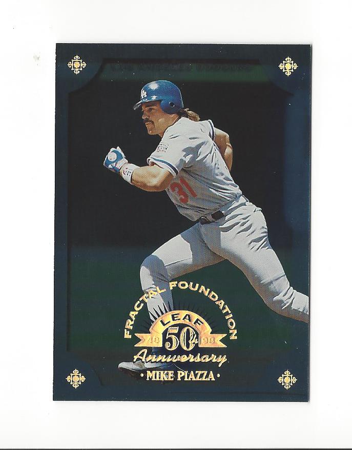 1998 Leaf Fractal Foundations #92 Mike Piazza