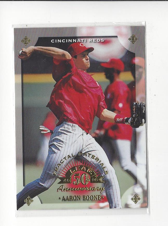 1998 Leaf Fractal Materials #23 Aaron Boone PY