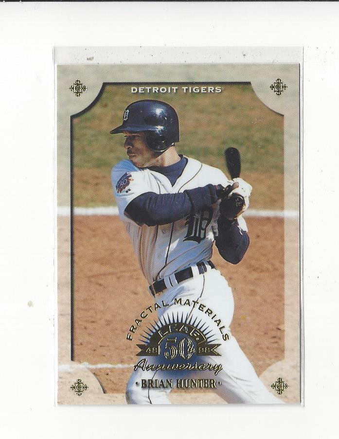 1998 Leaf Fractal Materials #125 Brian Hunter PX