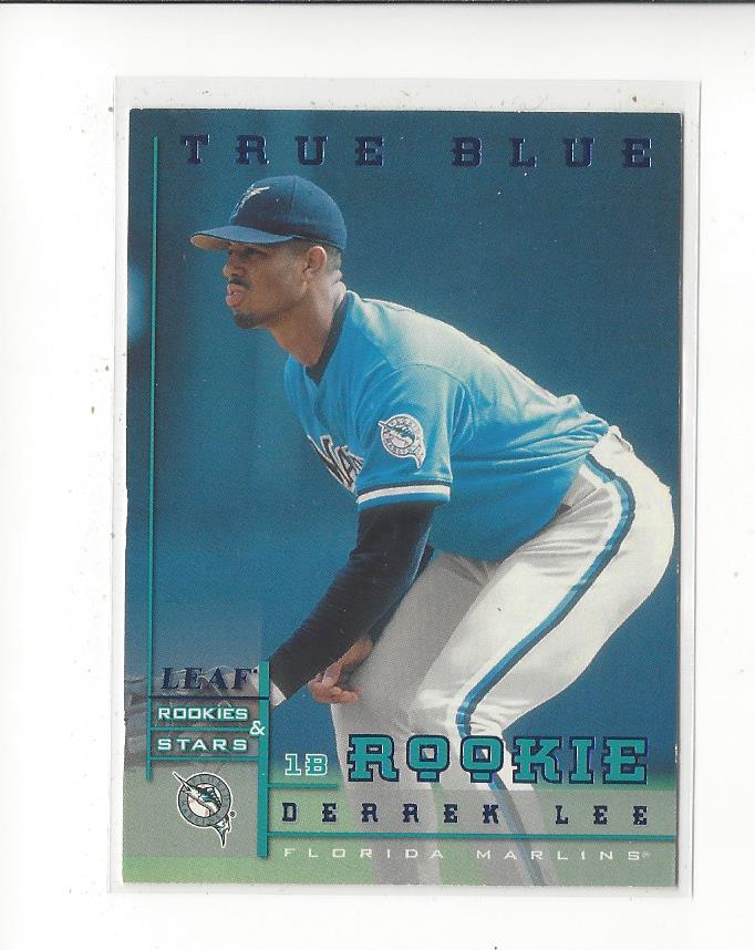 1998 Leaf Rookies and Stars True Blue #263 Derrek Lee