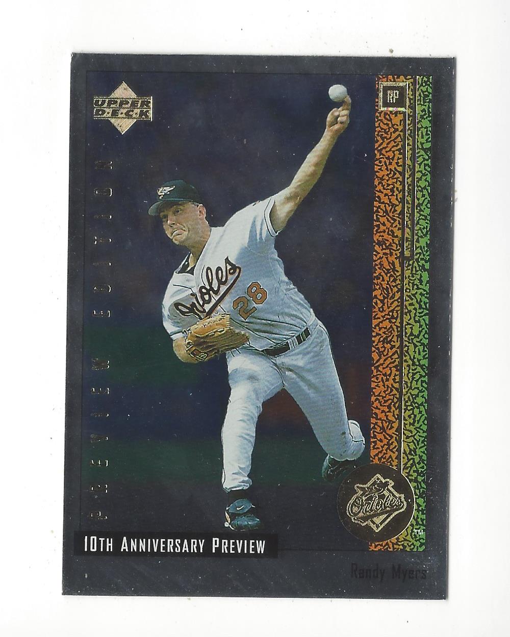 1998 Upper Deck 10th Anniversary Preview Retail #13 Randy Myers
