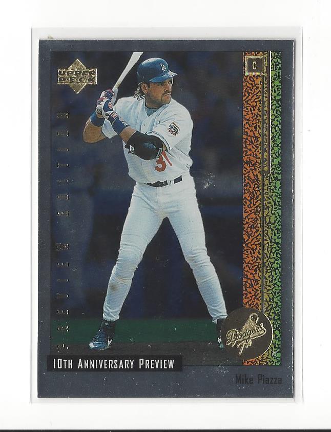1998 Upper Deck 10th Anniversary Preview Retail #14 Mike Piazza