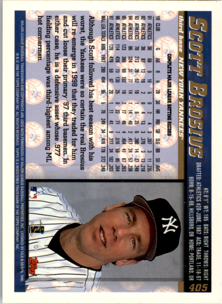  Baseball MLB 1998 Topps Inaugural Diamondbacks and