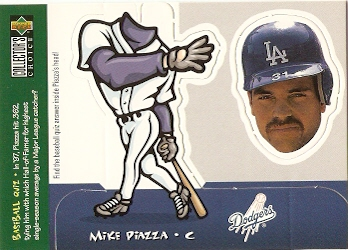 1998 Collector's Choice Mini Bobbing Heads #17 Mike Piazza