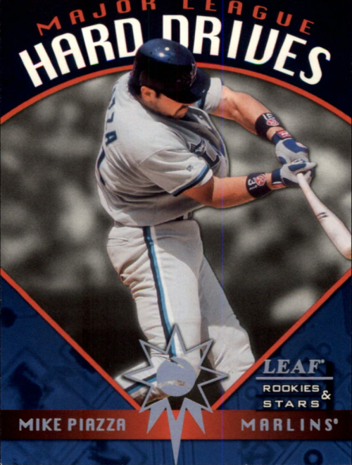 1998 Leaf Rookies and Stars Major League Hard Drives #8 Mike Piazza