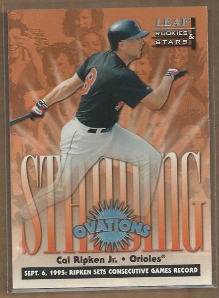 1998 Leaf Rookies and Stars Standing Ovations #6 Cal Ripken