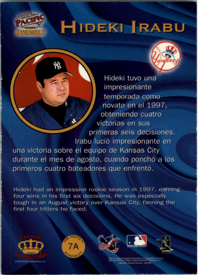 1998 Pacific Invincible Baseball Card Pick (Inserts)