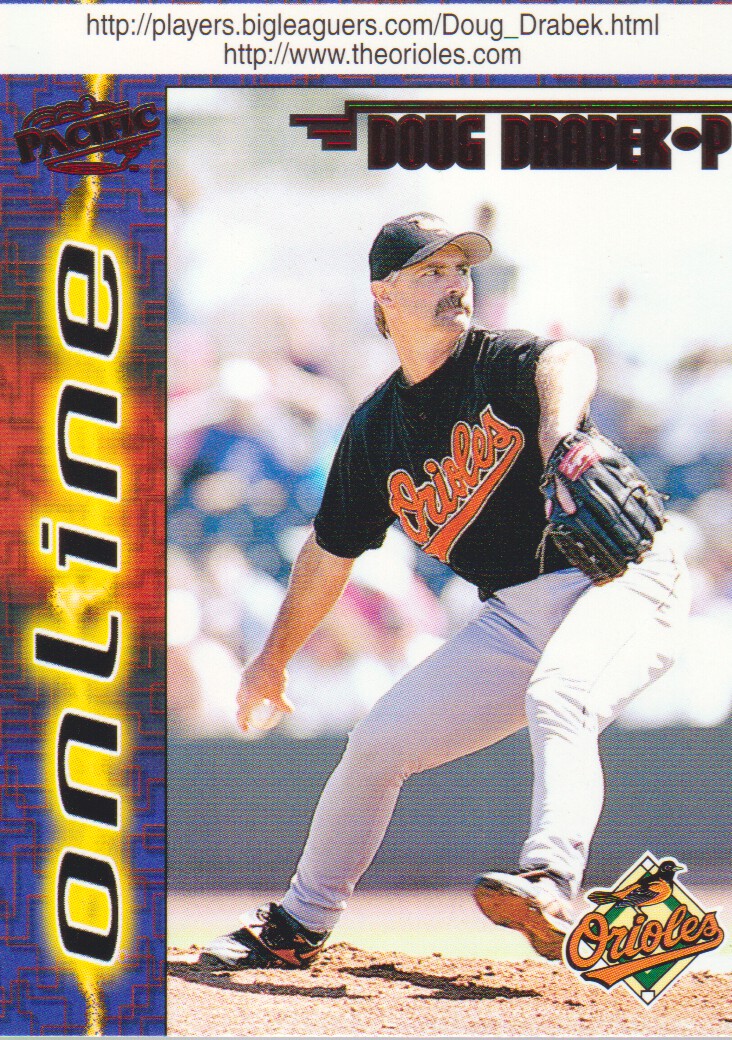 1998 Pacific Online Red #87 Doug Drabek