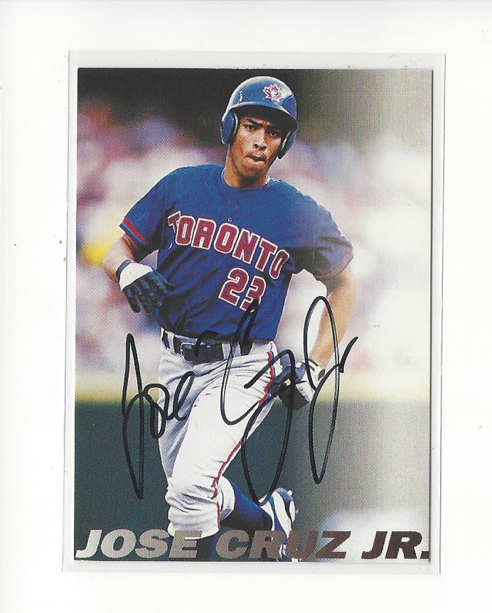 1998 Sports Illustrated Autographs #2 Jose Cruz Jr./250
