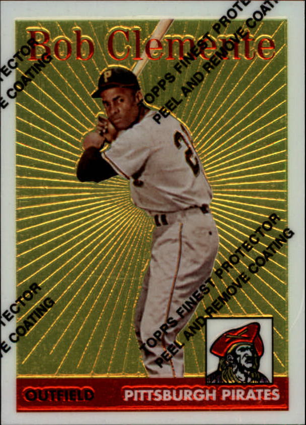 1998 Topps Clemente Finest #4 Roberto Clemente 1958