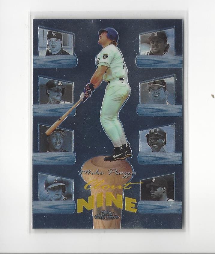 1998 Topps Chrome Clout Nine #C2 Mike Piazza