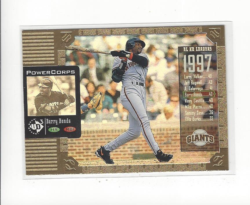 1998 UD3 #235 Barry Bonds PR