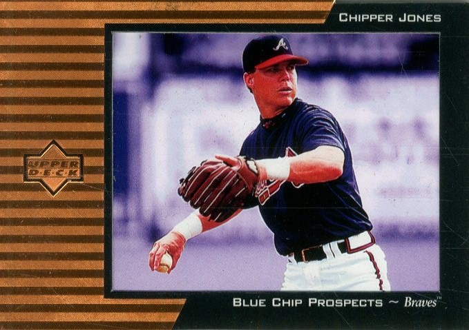 CHIPPER JONES (11) Card Baseball Lot - Upper Deck,Donruss,Topps,Classic