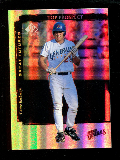 1999 SP TOP PROSPECTS LANCE BERKMAN TOP 10 PROSPECT RC ROOKIE CARD