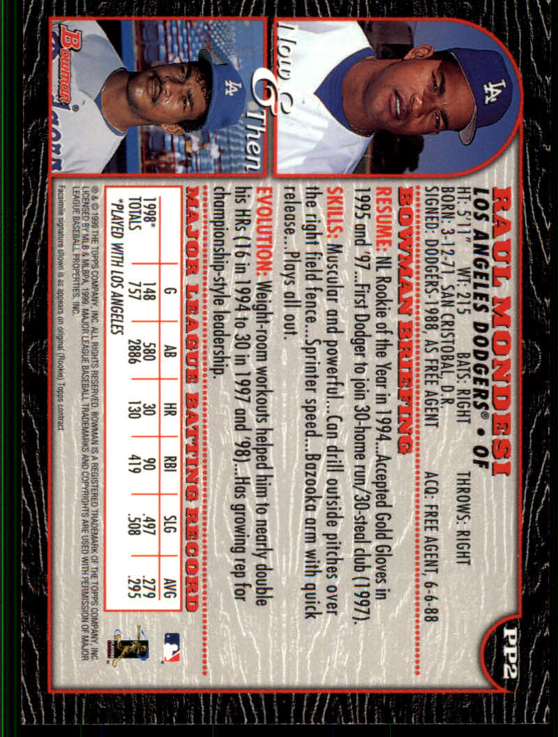 1999 Bowman Baseball "Insert" Cards - Picture 29 of 41