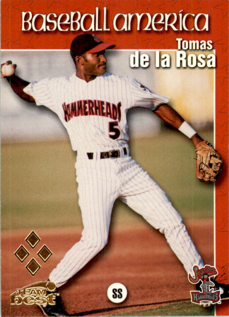 1999 Baseball America Diamond Best Gold #32 Tomas De La Rosa