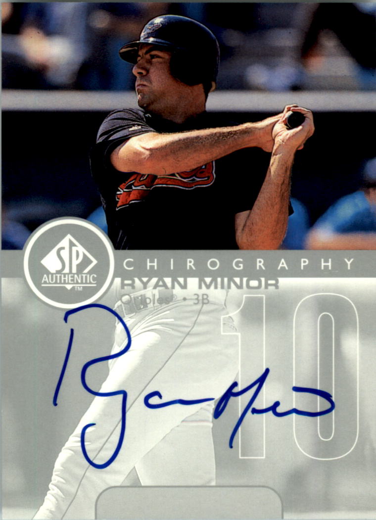 1999 SP Authentic Chirography #RM Ryan Minor