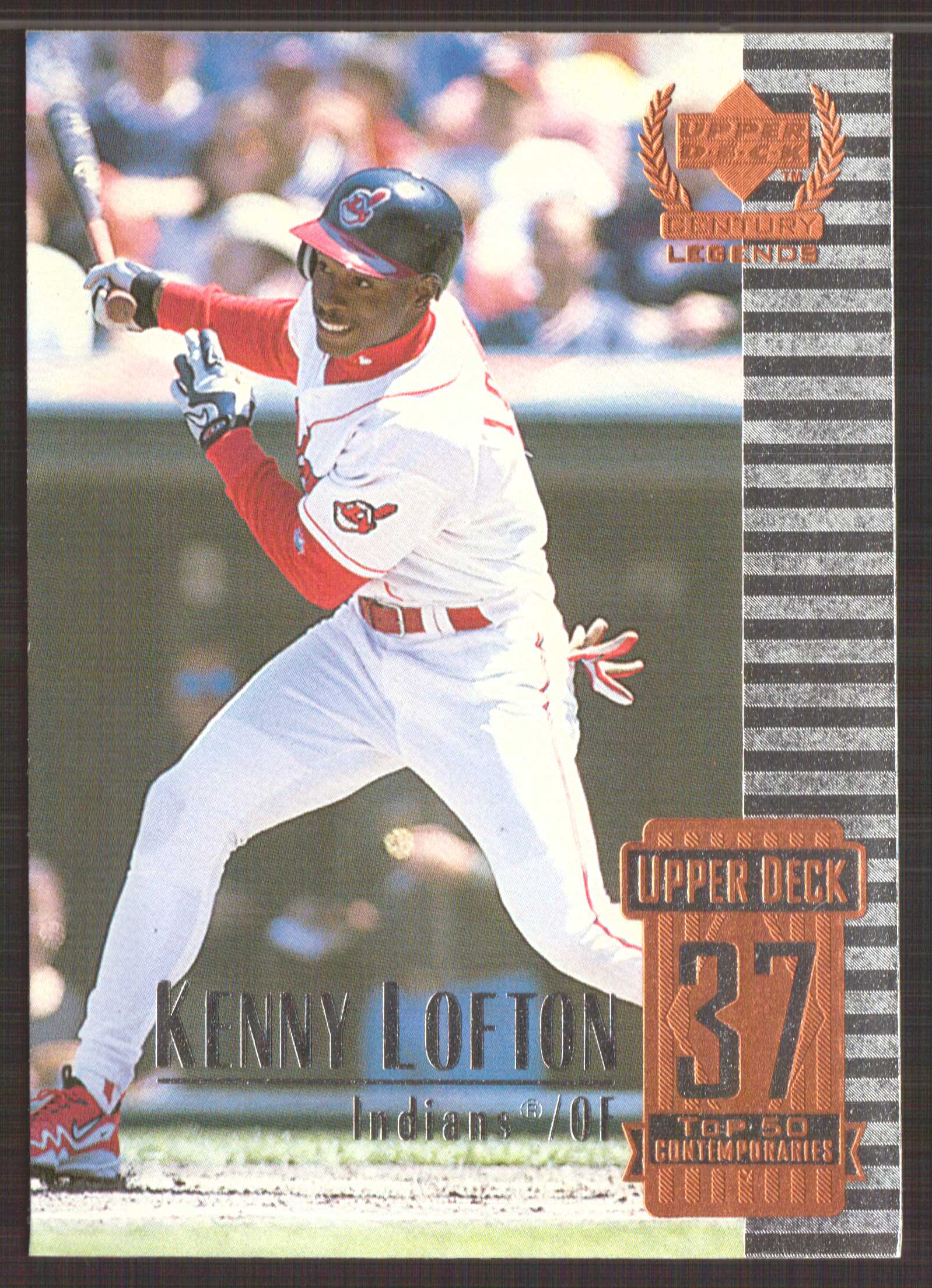 Kenny Lofton 1999 Upper Deck MVP Baseball Card #62 Cleveland Indians