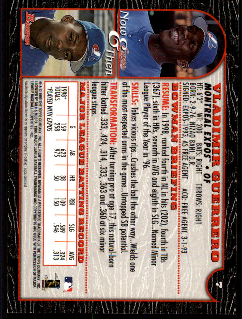 1999 Bowman Baseball "Main Set" Base Cards #1 to #220 - Picture 13 of 425