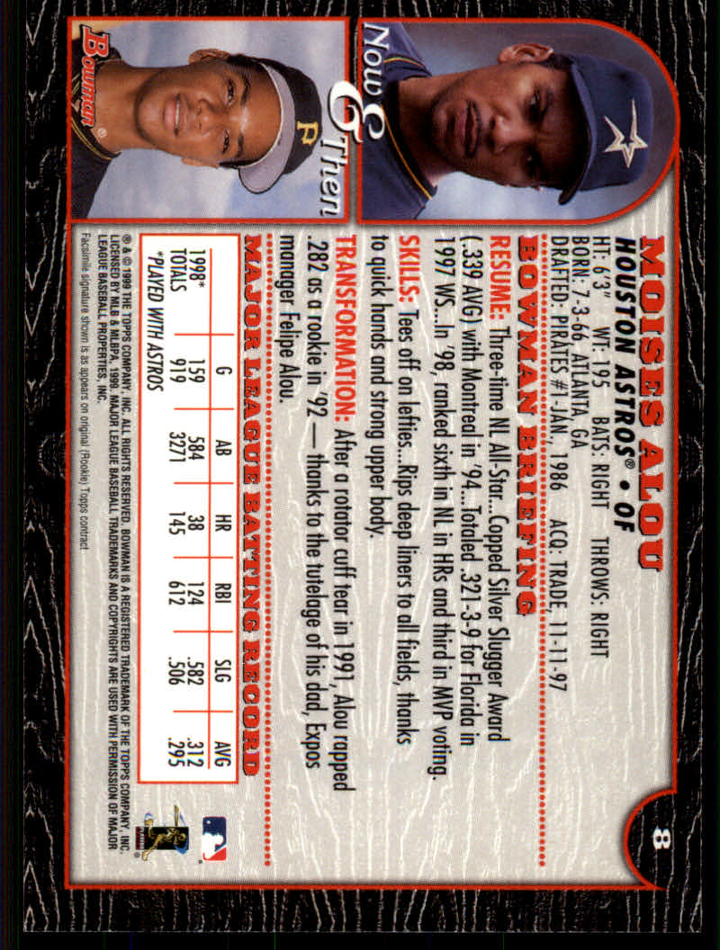 1999 Bowman Baseball "Main Set" Base Cards #1 to #220 - Picture 15 of 425