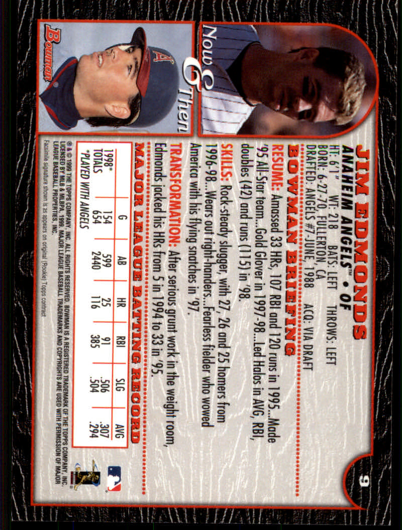 1999 Bowman Baseball "Main Set" Base Cards #1 to #220 - Picture 17 of 425