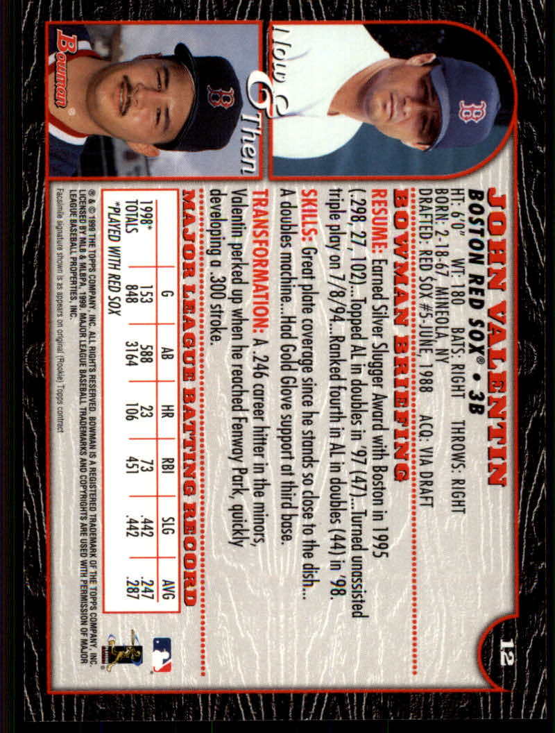 1999 Bowman Baseball "Main Set" Base Cards #1 to #220 - Picture 23 of 425