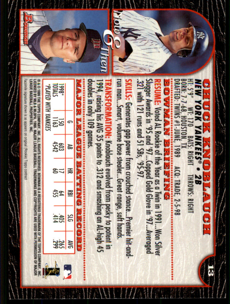 1999 Bowman Baseball "Main Set" Base Cards #1 to #220 - Picture 25 of 425