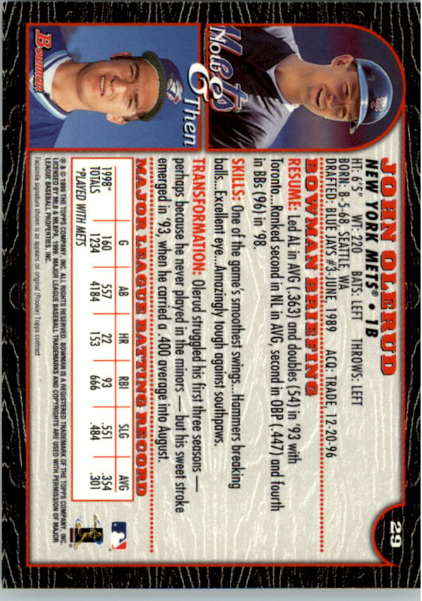 1999 Bowman Baseball Card Pick (Base) 1-253 - Bild 59 von 499