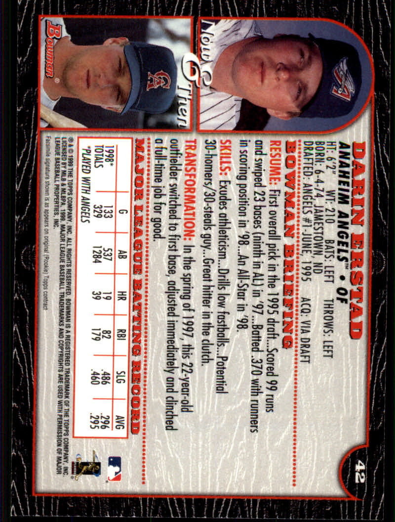 1999 Bowman Baseball "Main Set" Base Cards #1 to #220 - Picture 81 of 425