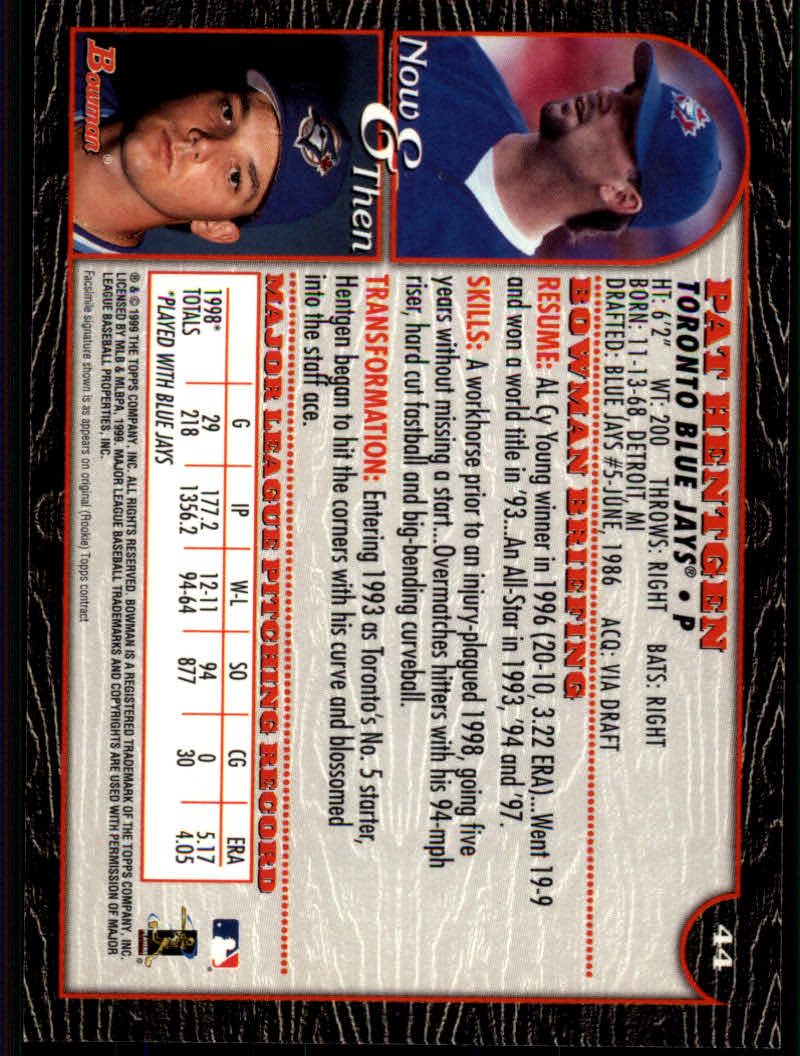 1999 Bowman Baseball "Main Set" Base Cards #1 to #220 - Picture 85 of 425