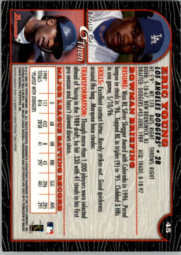 1999 Bowman Baseball Card Pick (Base) 1-253 - Bild 91 von 499