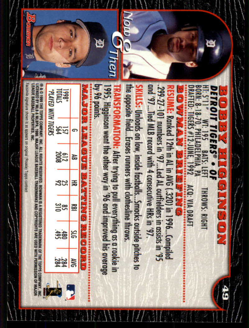 1999 Bowman Baseball "Main Set" Base Cards #1 to #220 - Picture 93 of 425