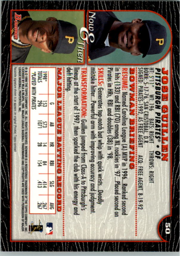 1999 Bowman Baseball Card Pick (Base) 1-253 - Bild 101 von 499