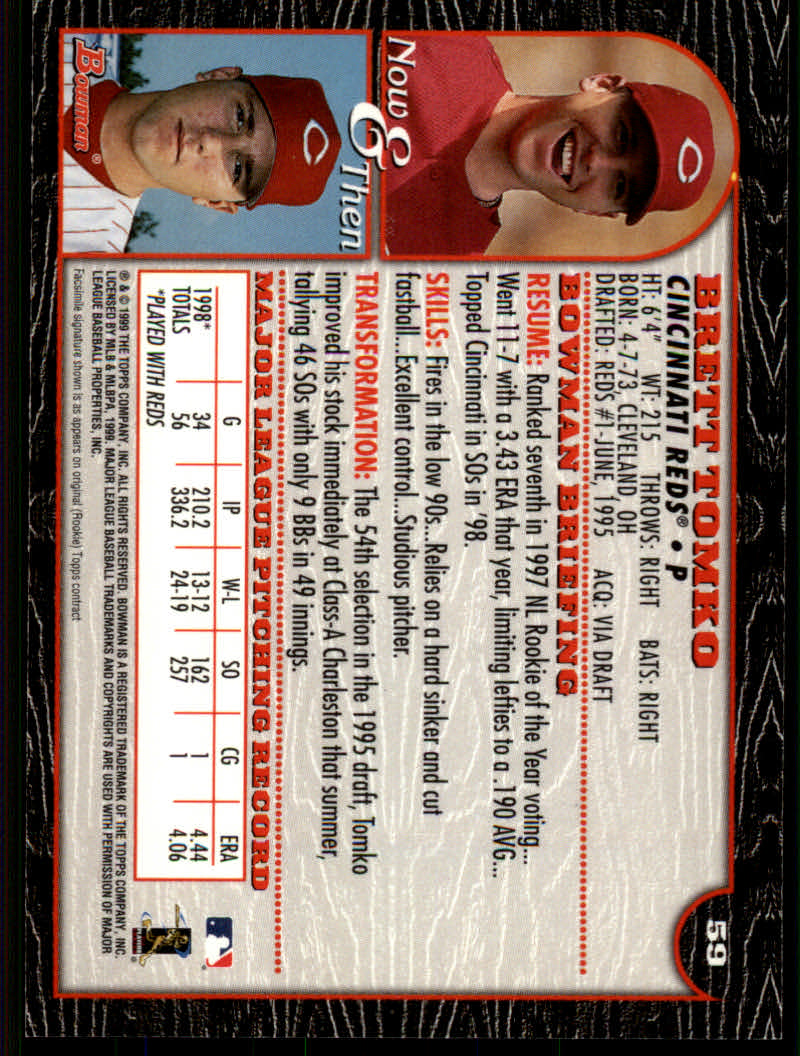 1999 Bowman Baseball "Main Set" Base Cards #1 to #220 - Picture 111 of 425