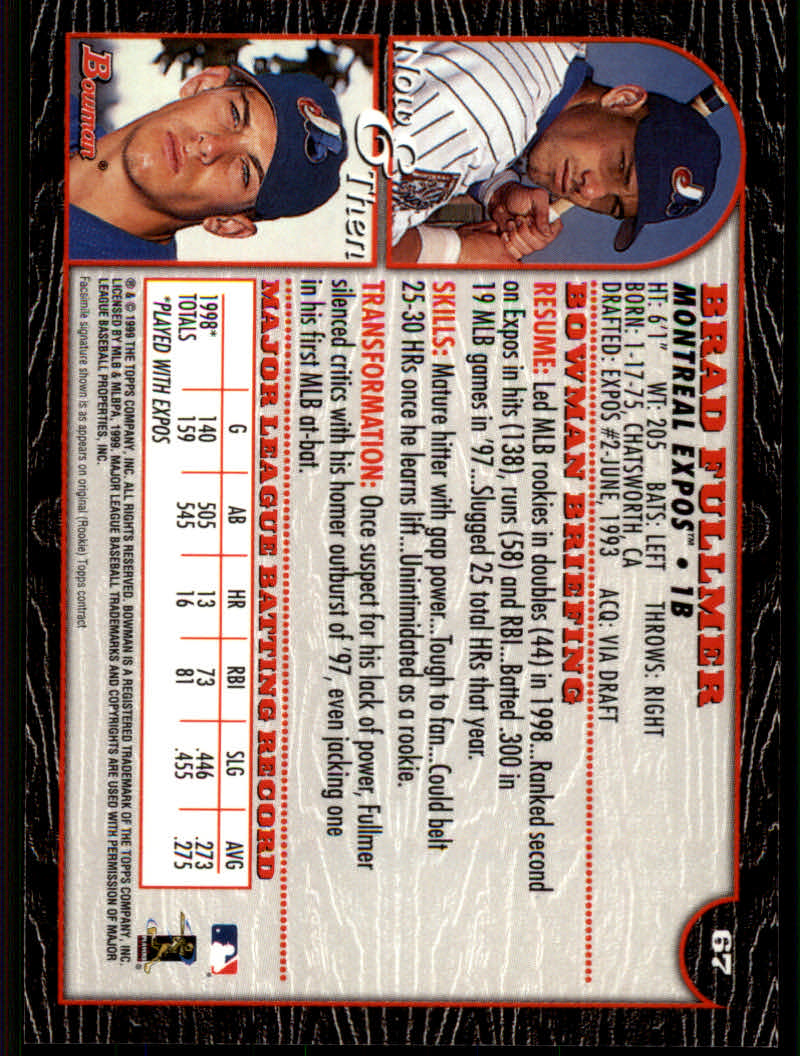 1999 Bowman Baseball "Main Set" Base Cards #1 to #220 - Picture 127 of 425
