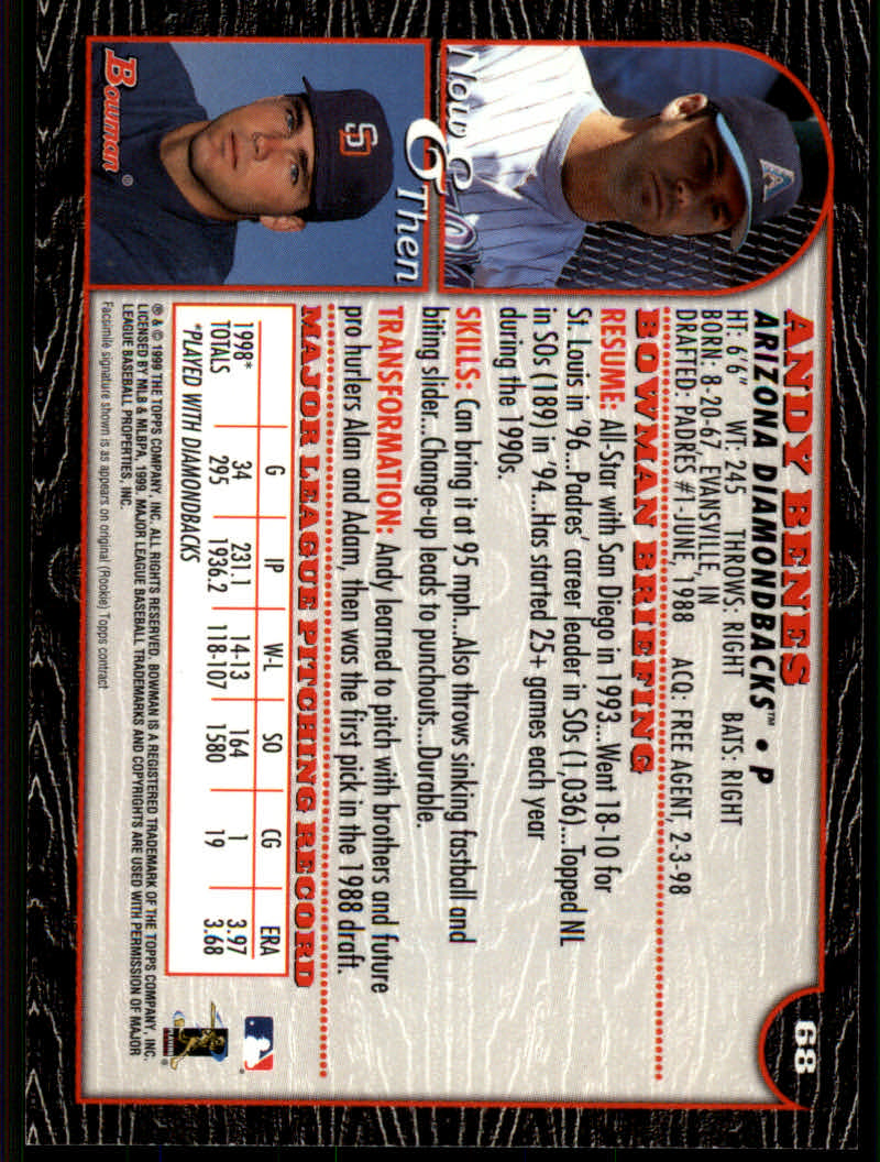 1999 Bowman Baseball "Main Set" Base Cards #1 to #220 - Picture 129 of 425