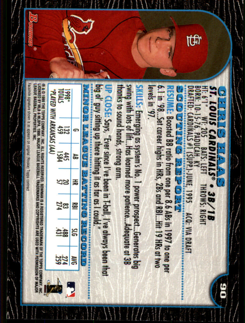 1999 Bowman Baseball "Main Set" Base Cards #1 to #220 - Picture 173 of 425