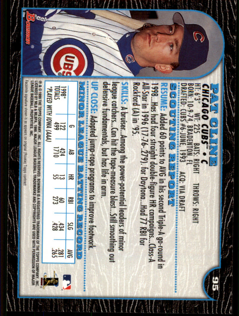 1999 Bowman Baseball "Main Set" Base Cards #1 to #220 - Picture 183 of 425